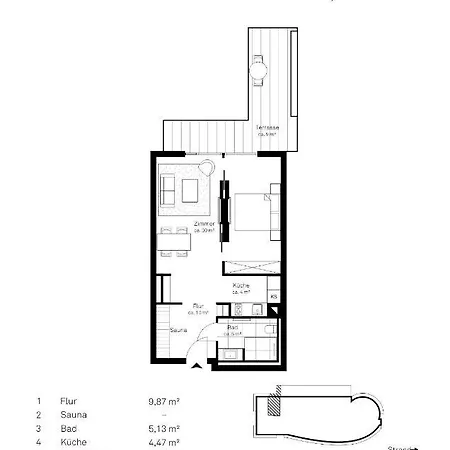 White Pearl 0.09 Apartment *